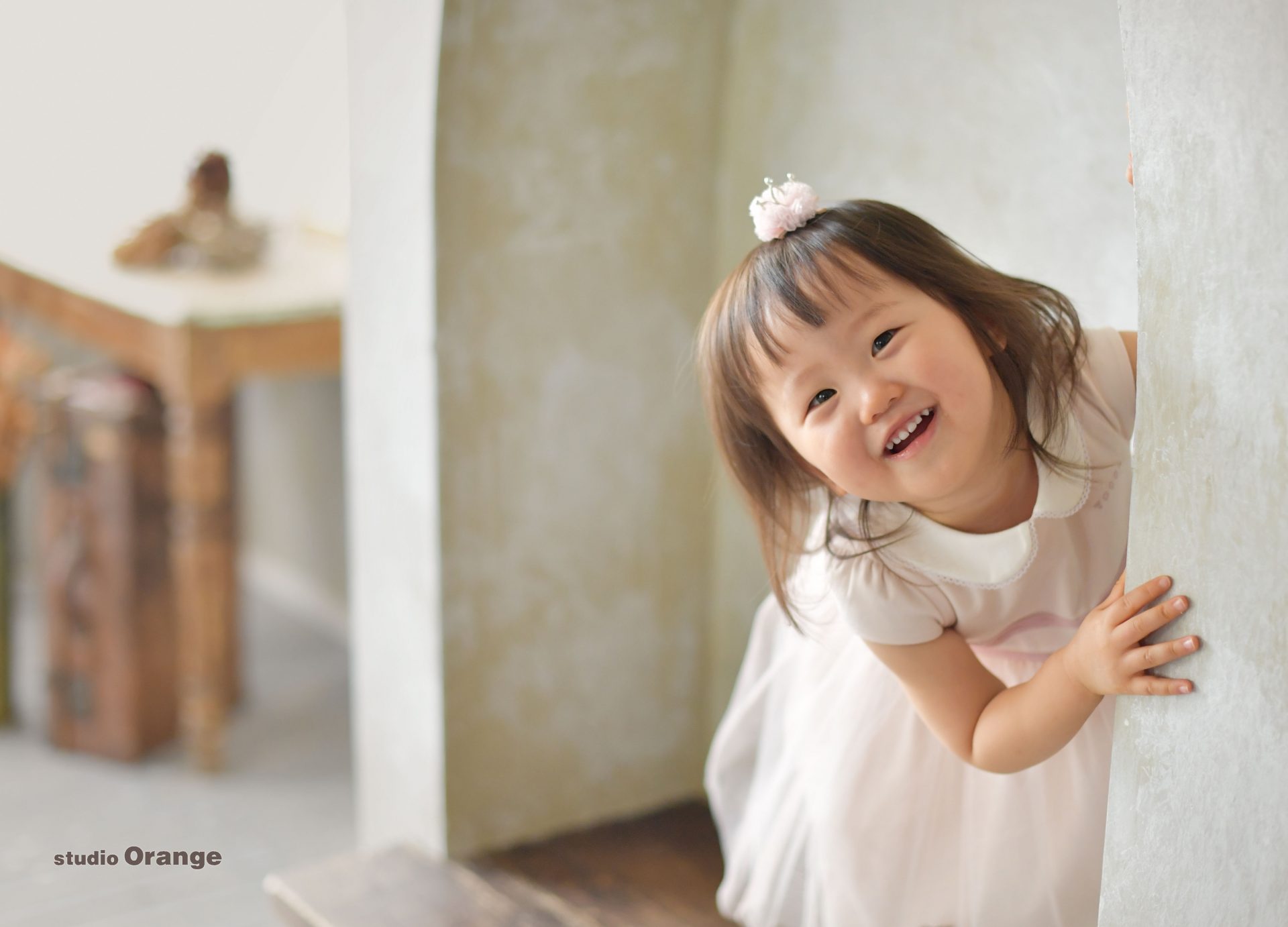 奈良市からお越しの2歳女の子のバースデー撮影