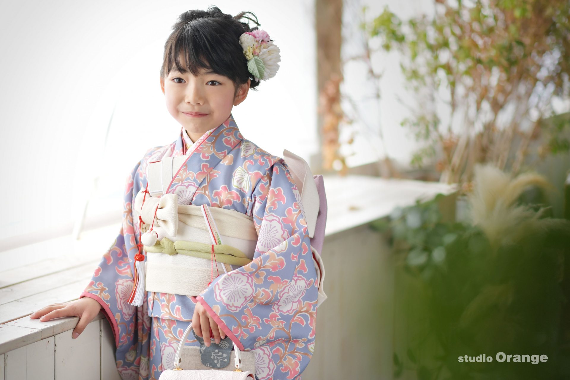 西登美ヶ丘よりお越しの七五三後撮り撮影