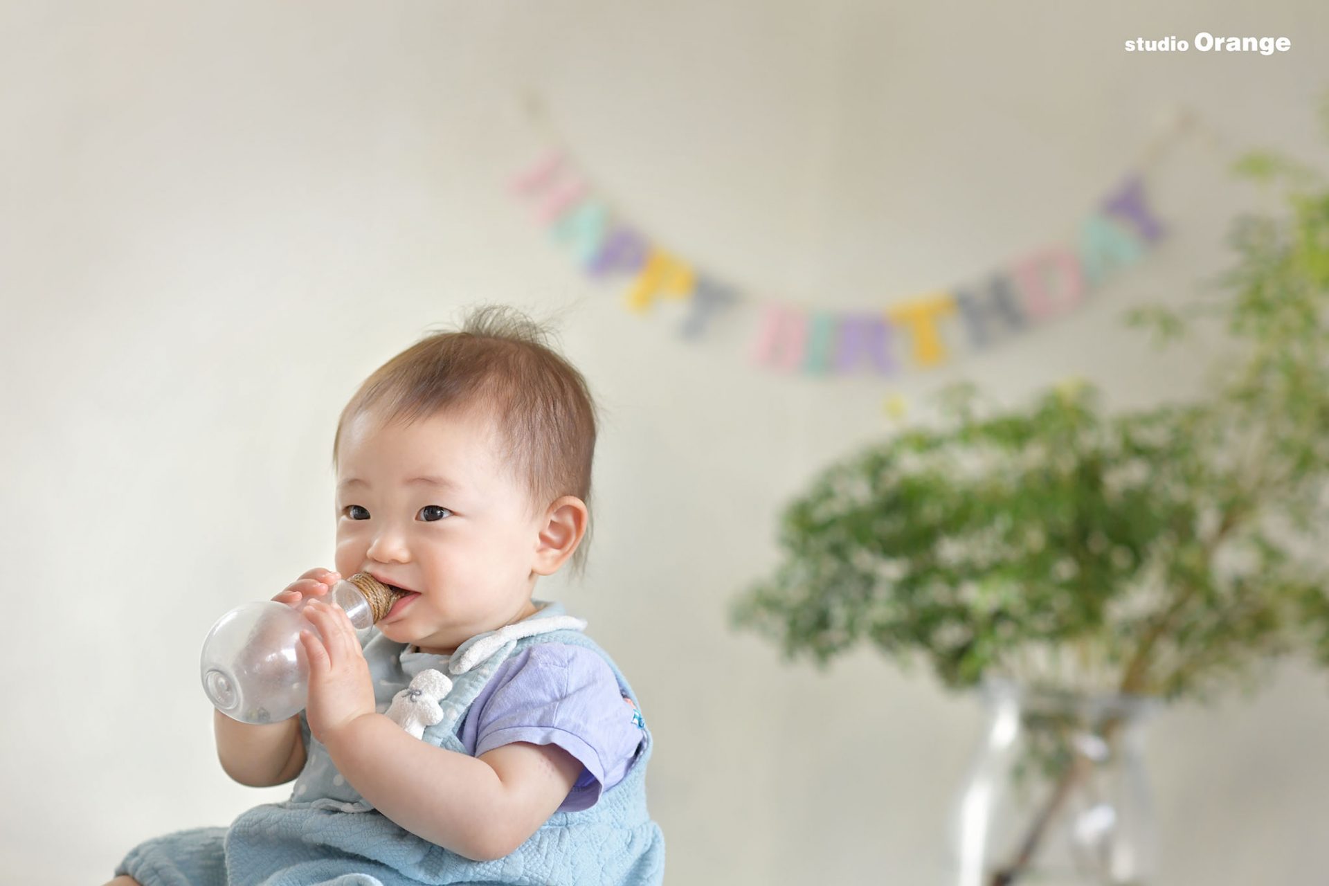 奈良県奈良市からお越しのお誕生日撮影