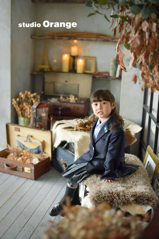 奈良　写真館　入学　制服