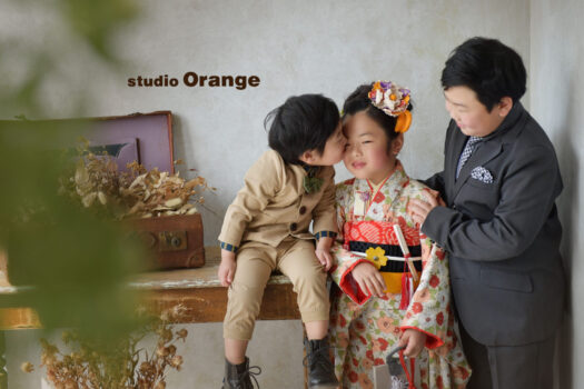奈良県　奈良市　写真　写真館　オレンジ　スタジオ　スタジオオレンジ　フォト　フォトスタジオ　Photo 子供　大人　バースデー　赤ちゃん　七五三　成人式　入学　卒業　お宮参り　お誕生日　バースデー　着物　家族写真