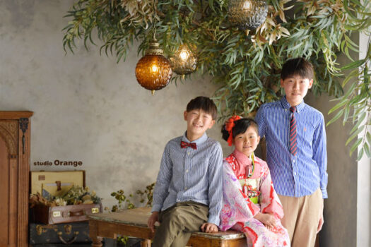 奈良県　奈良市　写真　写真館　オレンジ　スタジオ　スタジオオレンジ　フォト　フォトスタジオ　Photo 子供　大人　バースデー　赤ちゃん　七五三　成人式　入学　卒業　お宮参り　お誕生日　バースデー　着物　家族写真