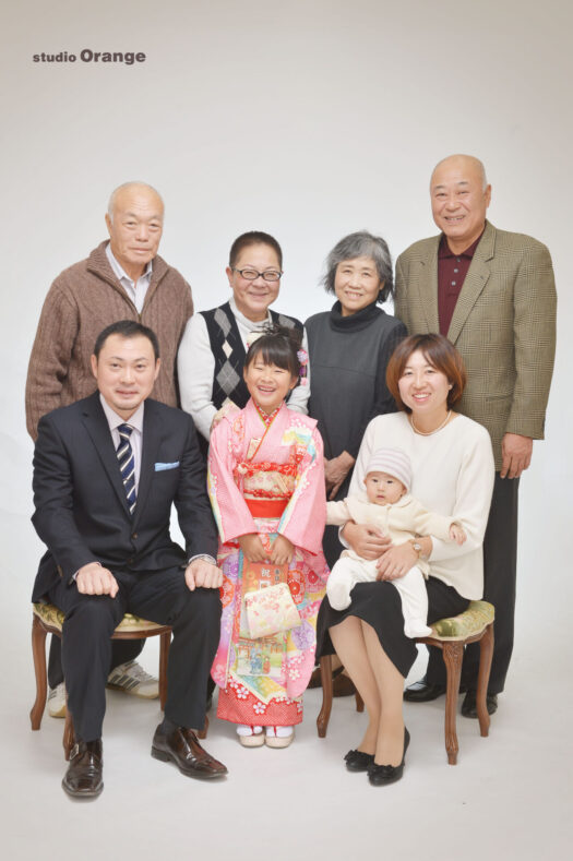 奈良県　奈良市　写真　写真館　オレンジ　スタジオ　スタジオオレンジ　フォト　フォトスタジオ　Photo 子供　大人　バースデー　赤ちゃん　七五三　成人式　入学　卒業　お宮参り　お誕生日　バースデー　着物　家族写真