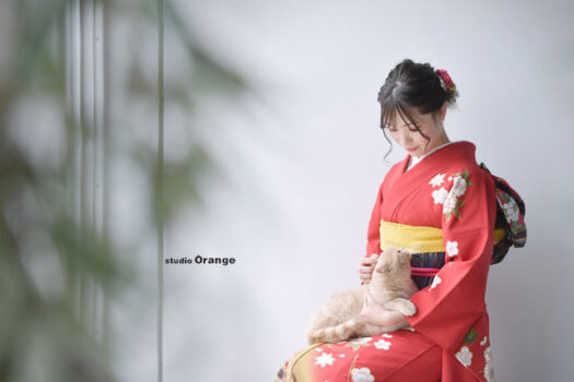 奈良県　奈良市　写真　写真館　オレンジ　スタジオ　スタジオオレンジ　フォト　フォトスタジオ　Photo 子供　大人　バースデー　お宮参り　赤ちゃん　七五三　成人式　入学　卒業　ブライダル　結婚式　写真だけの結婚式　フォトウェディング　ウェディング　袴　振袖　ドレス　打掛　白無垢　色打掛　　