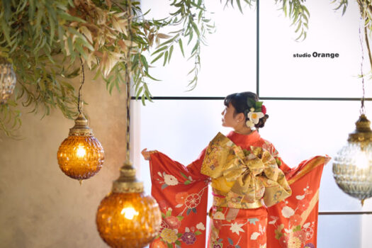 奈良県　奈良市　写真　写真館　オレンジ　スタジオ　スタジオオレンジ　フォト　フォトスタジオ　Photo 子供　大人　バースデー　お宮参り　赤ちゃん　七五三　成人式　入学　卒業　ブライダル　結婚式　写真だけの結婚式　フォトウェディング　ウェディング　袴　振袖　ドレス　打掛　白無垢　色打掛　　