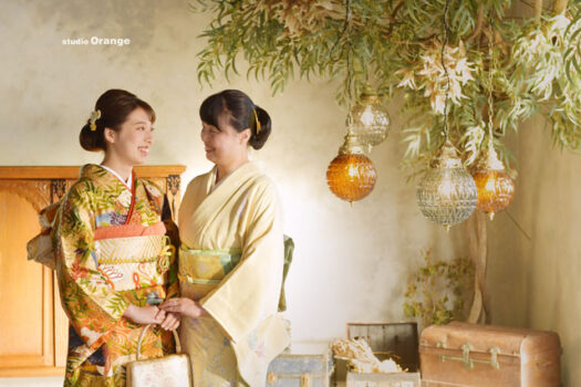 奈良県　奈良市　写真　写真館　オレンジ　スタジオ　スタジオオレンジ　フォト　フォトスタジオ　Photo 子供　大人　バースデー　お宮参り　赤ちゃん　七五三　成人式　入学　卒業　ブライダル　結婚式　写真だけの結婚式　フォトウェディング　ウェディング　袴　振袖　ドレス　打掛　白無垢　色打掛　　