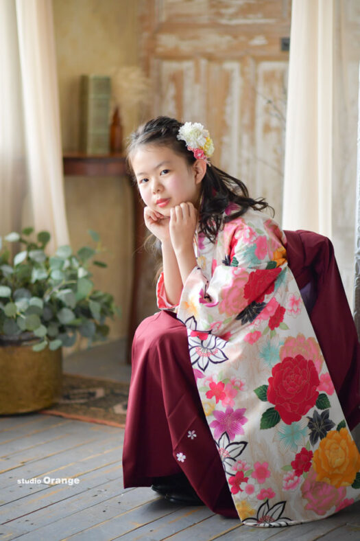 奈良県　奈良市　写真　写真館　オレンジ　スタジオ　スタジオオレンジ　フォト　フォトスタジオ　Photo 子供　大人　バースデー　お宮参り　赤ちゃん　七五三　成人式　入学　卒業　ブライダル　結婚式　写真だけの結婚式　フォトウェディング　ウェディング　袴　振袖　ドレス　打掛　白無垢　色打掛　　