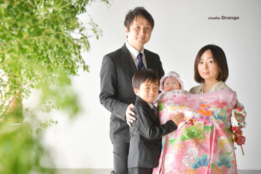 奈良県　奈良市　写真　写真館　オレンジ　スタジオ　スタジオオレンジ　フォト　フォトスタジオ　Photo 子供　大人　バースデー　お宮参り　赤ちゃん　七五三　成人式　入学　卒業　ブライダル　結婚式　写真だけの結婚式　フォトウェディング　ウェディング　袴　振袖　ドレス　打掛　白無垢　色打掛　　