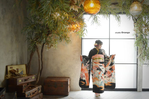 奈良県　奈良市　写真　写真館　オレンジ　スタジオ　スタジオオレンジ　フォト　フォトスタジオ　Photo 子供　大人　バースデー　お宮参り　赤ちゃん　七五三　成人式　入学　卒業　ブライダル　結婚式　写真だけの結婚式　フォトウェディング　ウェディング　袴　振袖　ドレス　打掛　白無垢　色打掛　　