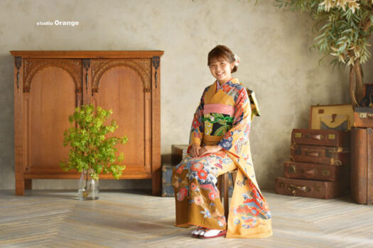 奈良県　奈良市　写真　写真館　オレンジ　スタジオ　スタジオオレンジ　フォト　フォトスタジオ　Photo 子供　大人　バースデー　お宮参り　赤ちゃん　七五三　成人式　入学　卒業　ブライダル　結婚式　写真だけの結婚式　フォトウェディング　ウェディング　袴　振袖　ドレス　打掛　白無垢　色打掛　　
