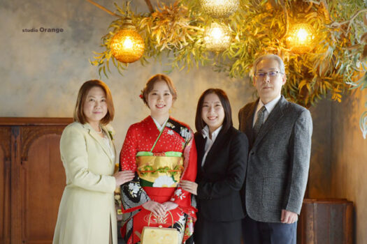 奈良県　奈良市　写真　写真館　オレンジ　スタジオ　スタジオオレンジ　フォト　フォトスタジオ　Photo 子供　大人　バースデー　お宮参り　赤ちゃん　七五三　成人式　入学　卒業　ブライダル　結婚式　写真だけの結婚式　フォトウェディング　ウェディング　袴　振袖　ドレス　打掛　白無垢　色打掛　　