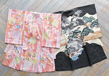 奈良市の写真館スタジオオレンジの産着一覧