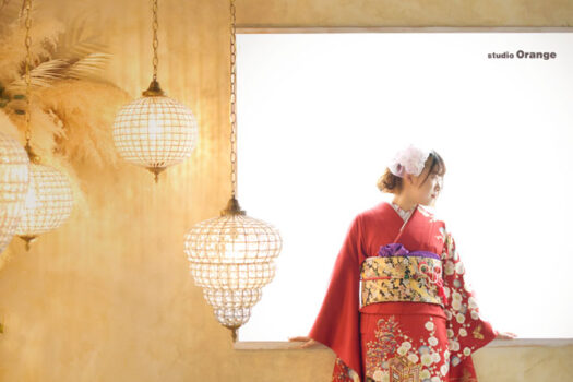 奈良県　奈良市　写真　写真館　オレンジ　スタジオ　スタジオオレンジ　フォト　フォトスタジオ　Photo 子供　大人　バースデー　お宮参り　赤ちゃん　七五三　成人式　入学　卒業　ブライダル　結婚式　写真だけの結婚式　フォトウェディング　ウェディング　袴　振袖　ドレス　打掛　白無垢　色打掛　　