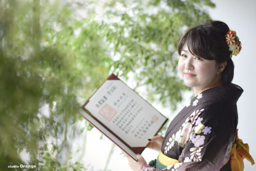 奈良県　奈良市　写真　写真館　オレンジ　スタジオ　スタジオオレンジ　フォト　フォトスタジオ　Photo 子供　大人　バースデー　お宮参り　赤ちゃん　七五三　成人式　入学　卒業　ブライダル　結婚式　写真だけの結婚式　フォトウェディング　ウェディング　袴　振袖　ドレス　打掛　白無垢　色打掛　　
