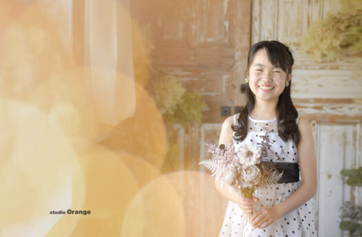 奈良県　奈良市　写真　写真館　オレンジ　スタジオ　スタジオオレンジ　フォト　フォトスタジオ　Photo 子供　大人　バースデー　お宮参り　赤ちゃん　七五三　成人式　入学　卒業　ブライダル　結婚式　写真だけの結婚式　フォトウェディング　ウェディング　袴　振袖　ドレス　打掛　白無垢　色打掛　　