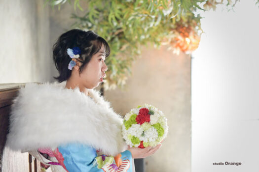奈良県　奈良市　写真　写真館　オレンジ　スタジオ　スタジオオレンジ　フォト　フォトスタジオ　Photo 子供　大人　バースデー　お宮参り　赤ちゃん　七五三　成人式　入学　卒業　ブライダル　結婚式　写真だけの結婚式　フォトウェディング　ウェディング　袴　振袖　ドレス　打掛　白無垢　色打掛　