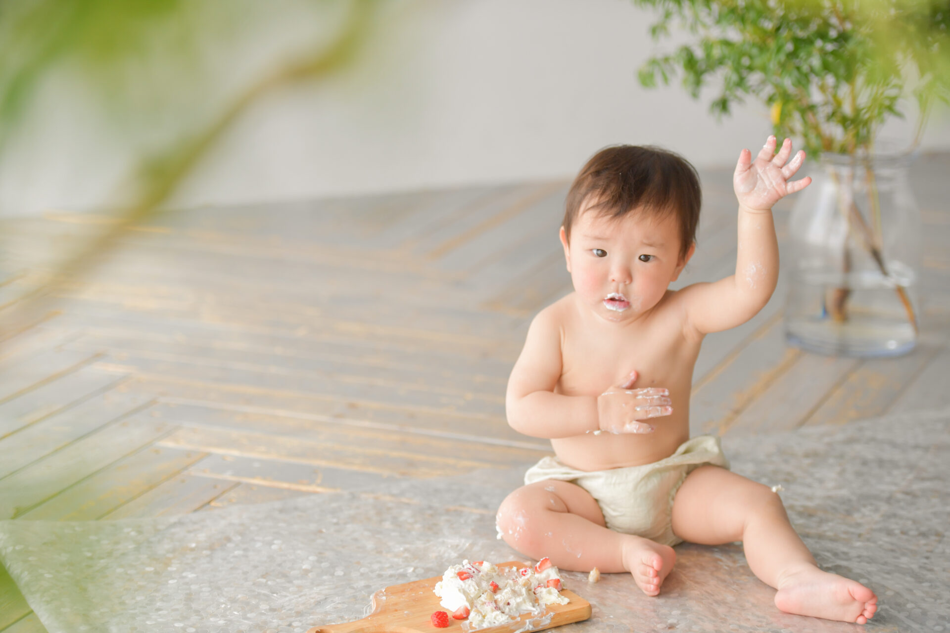 初めてのお誕生日。1歳をスマッシュケーキで祝おう！