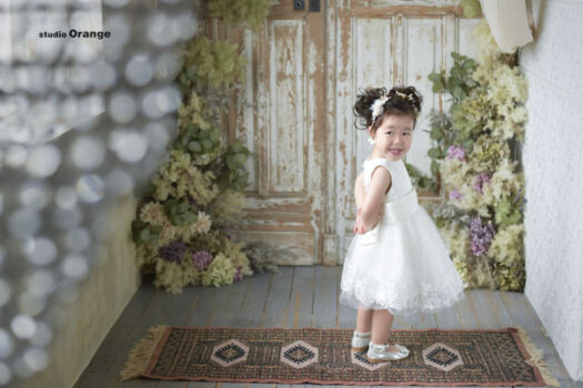 奈良県　奈良市　写真　写真館　オレンジ　スタジオ　スタジオオレンジ　フォト　フォトスタジオ　Photo 子供　大人　バースデー　お宮参り　赤ちゃん　七五三　成人式　入学　卒業　ブライダル　結婚式　写真だけの結婚式　フォトウェディング　ウェディング　袴　振袖　ドレス　打掛　白無垢　色打掛　