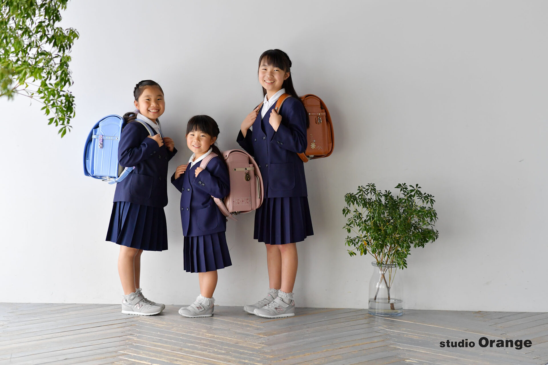 入学、卒業記念!こんな風に撮影してます
