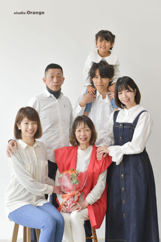 奈良県　奈良市　写真　写真館　オレンジ　スタジオ　スタジオオレンジ　フォト　フォトスタジオ　Photo 子供　大人　バースデー　お宮参り　赤ちゃん　七五三　成人式　入学　卒業　ブライダル　結婚式　写真だけの結婚式　フォトウェディング　ウェディング　袴　振袖　ドレス　打掛　白無垢　色打掛　　