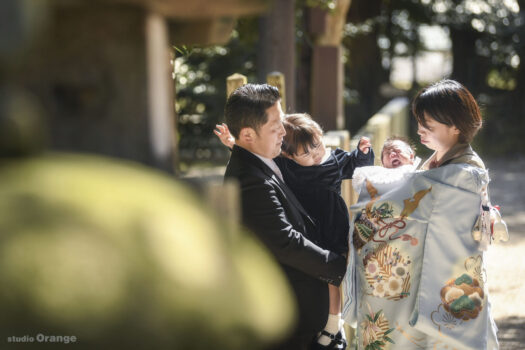 生駒大社　お宮参り　出張撮影　スタジオオレンジ