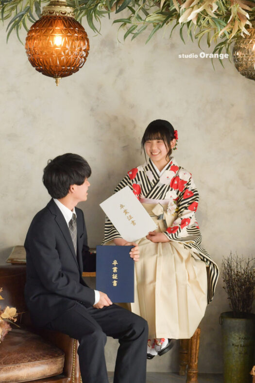 奈良県　奈良市　写真　写真館　オレンジ　スタジオ　スタジオオレンジ　フォト　フォトスタジオ　Photo 子供　大人　バースデー　お宮参り　赤ちゃん　七五三　成人式　入学　卒業　ブライダル　結婚式　写真だけの結婚式　フォトウェディング　ウェディング　袴　振袖　ドレス　打掛　白無垢　色打掛　　