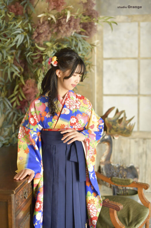 奈良県　奈良市　写真　写真館　オレンジ　スタジオ　スタジオオレンジ　フォト　フォトスタジオ　Photo 子供　大人　バースデー　お宮参り　赤ちゃん　七五三　成人式　入学　卒業　ブライダル　結婚式　写真だけの結婚式　フォトウェディング　ウェディング　袴　振袖　ドレス　打掛　白無垢　色打掛　　