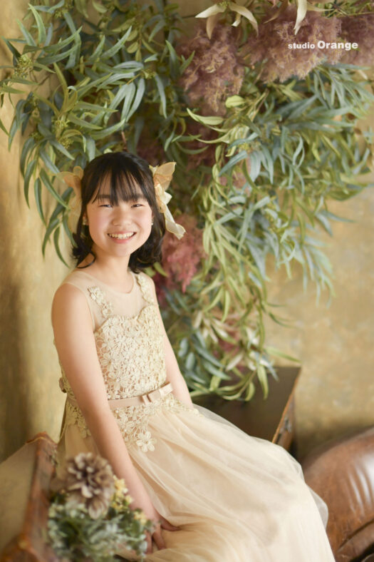 奈良県　奈良市　写真　写真館　オレンジ　スタジオ　スタジオオレンジ　フォト　フォトスタジオ　Photo 子供　大人　バースデー　お宮参り　赤ちゃん　七五三　成人式　入学　卒業　ブライダル　結婚式　写真だけの結婚式　フォトウェディング　ウェディング　袴　振袖　ドレス　打掛　白無垢　色打掛　　