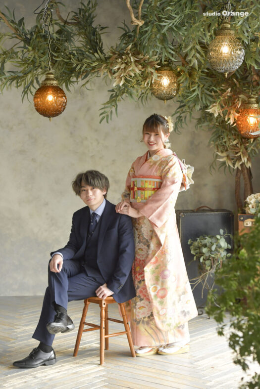 奈良県　奈良市　写真　写真館　オレンジ　スタジオ　スタジオオレンジ　フォト　フォトスタジオ　Photo 子供　大人　バースデー　お宮参り　赤ちゃん　七五三　成人式　入学　卒業　ブライダル　結婚式　写真だけの結婚式　フォトウェディング　ウェディング　袴　振袖　ドレス　打掛　白無垢　色打掛　　
