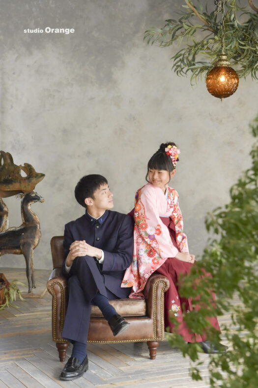 奈良県　奈良市　写真　写真館　オレンジ　スタジオ　スタジオオレンジ　フォト　フォトスタジオ　Photo 子供　大人　バースデー　お宮参り　赤ちゃん　七五三　成人式　入学　卒業　ブライダル　結婚式　写真だけの結婚式　フォトウェディング　ウェディング　袴　振袖　ドレス　打掛　白無垢　色打掛　　