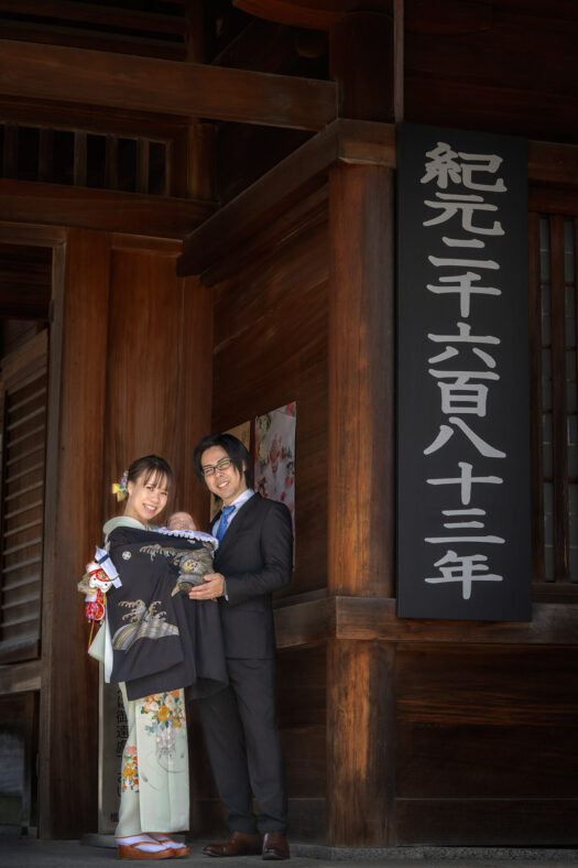 橿原神宮でお宮参りの出張撮影