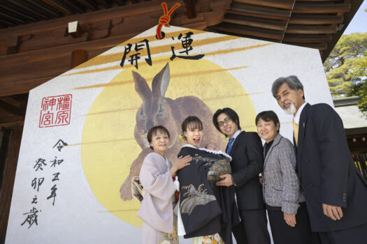 橿原神宮でお宮参りの出張撮影
