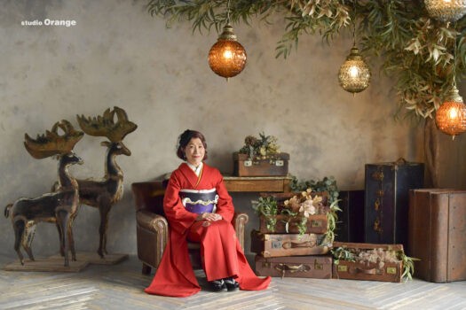 奈良県　奈良市　写真　写真館　オレンジ　スタジオ　スタジオオレンジ　フォト　フォトスタジオ　Photo 子供　大人　バースデー　お宮参り　赤ちゃん　七五三　成人式　入学　卒業　ブライダル　結婚式　写真だけの結婚式　フォトウェディング　ウェディング　袴　振袖　ドレス　打掛　白無垢　色打掛　　