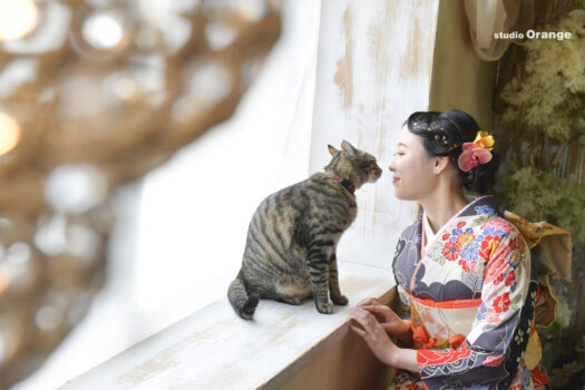 奈良県　奈良市　写真　写真館　オレンジ　スタジオ　スタジオオレンジ　フォト　フォトスタジオ　Photo 子供　大人　バースデー　お宮参り　赤ちゃん　七五三　成人式　入学　卒業　ブライダル　結婚式　写真だけの結婚式　フォトウェディング　ウェディング　袴　振袖　ドレス　打掛　白無垢　色打掛　　