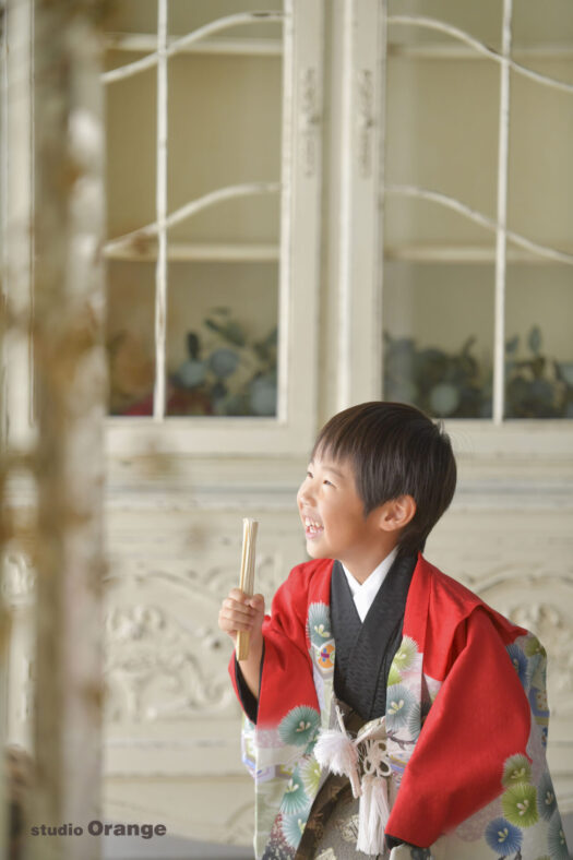 奈良県　奈良市　写真　写真館　フォトスタジオオレンジ　七五三　兄妹　バースデー　バースデーフォト　成人式　成人式前撮り　お宮参り　
