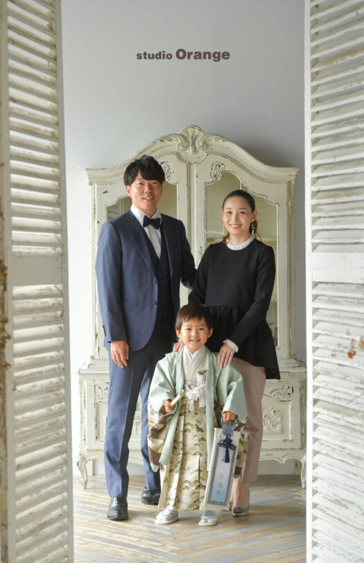 奈良県　奈良市　写真　写真館　フォトスタジオオレンジ　七五三　兄妹　バースデー　バースデーフォト　成人式　成人式前撮り　お宮参り　
