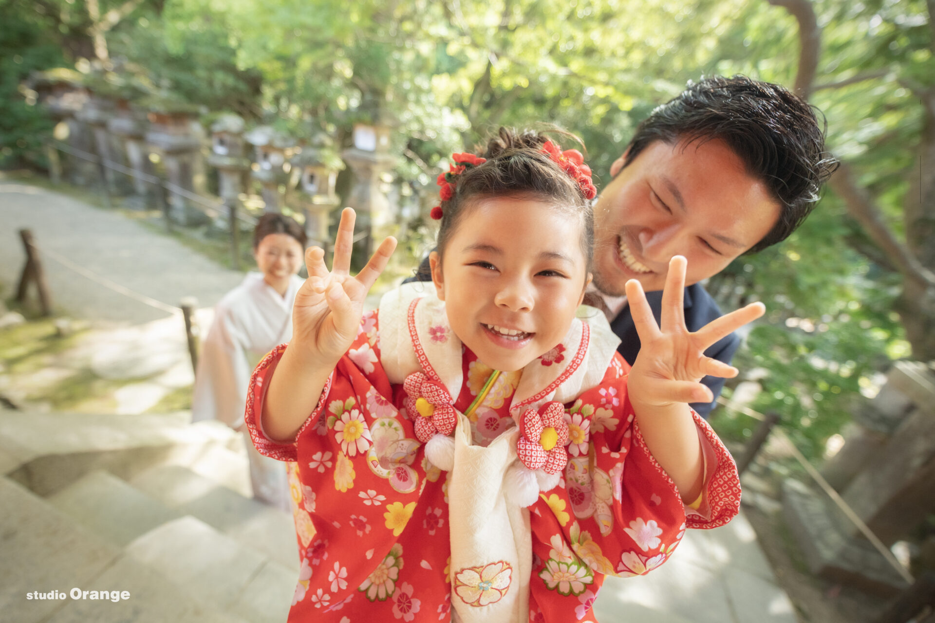 3歳女の子七五三出張写真撮影 in 奈良・春日大社