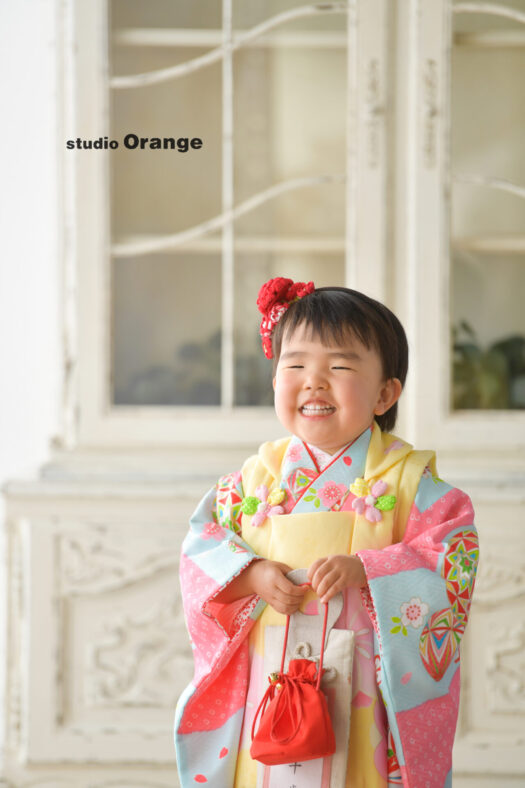 奈良県　奈良市　写真　写真館　フォトスタジオオレンジ　七五三　兄妹　バースデー　バースデーフォト　成人式　成人式前撮り　お宮参り　