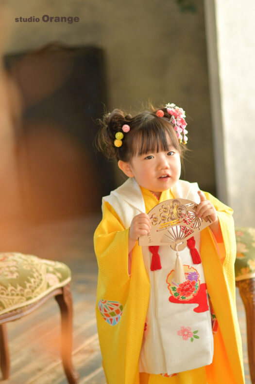 奈良県　奈良市　写真　写真館　フォトスタジオオレンジ　七五三　兄妹　バースデー　バースデーフォト　成人式　成人式前撮り　お宮参り　