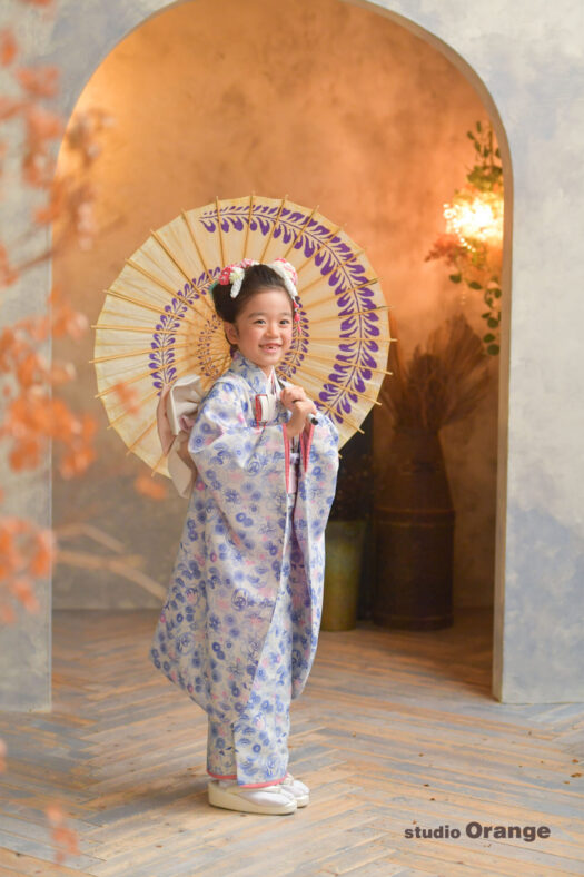 奈良県　奈良市　写真　写真館　フォトスタジオオレンジ　七五三　兄妹　バースデー　バースデーフォト　成人式　成人式前撮り　お宮参り　