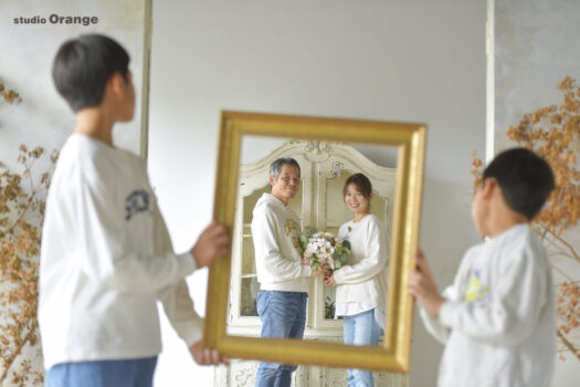奈良県　奈良市　写真　写真館　フォトスタジオオレンジ　七五三　兄妹　バースデー　バースデーフォト　成人式　成人式前撮り　お宮参り　