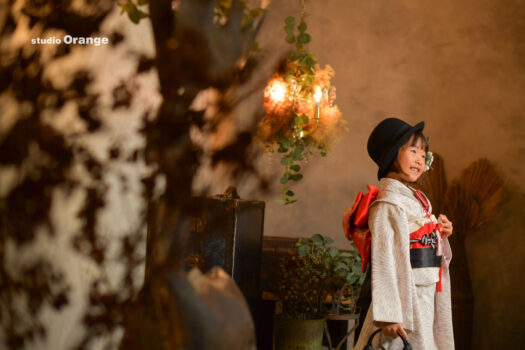 奈良県　奈良市　写真　写真館　フォトスタジオオレンジ　七五三　兄妹　バースデー　バースデーフォト　成人式　成人式前撮り　お宮参り　
