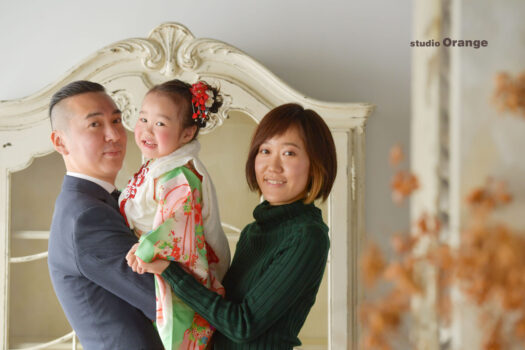 奈良県　奈良市　写真　写真館　フォトスタジオオレンジ　七五三　兄妹　バースデー　バースデーフォト　成人式　成人式前撮り　お宮参り　