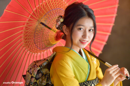 奈良県　奈良市　写真　写真館　フォトスタジオオレンジ　七五三　兄妹　バースデー　バースデーフォト　成人式　成人式前撮り　お宮参り　