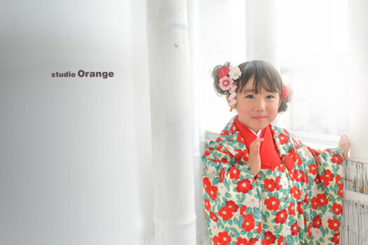 奈良県　奈良市　写真　写真館　フォトスタジオオレンジ　七五三　兄妹　バースデー　バースデーフォト　成人式　成人式前撮り　お宮参り　
