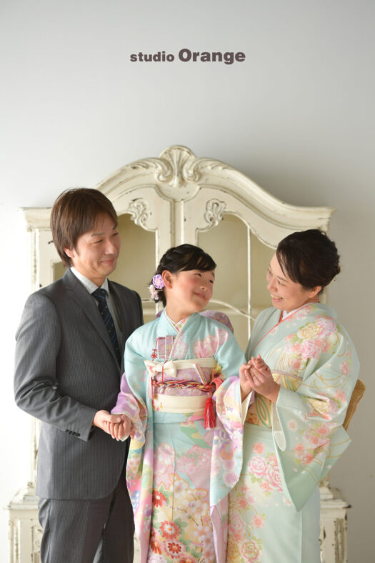 奈良県　奈良市　写真　写真館　フォトスタジオオレンジ　七五三　兄妹　バースデー　バースデーフォト　成人式　成人式前撮り　お宮参り　
