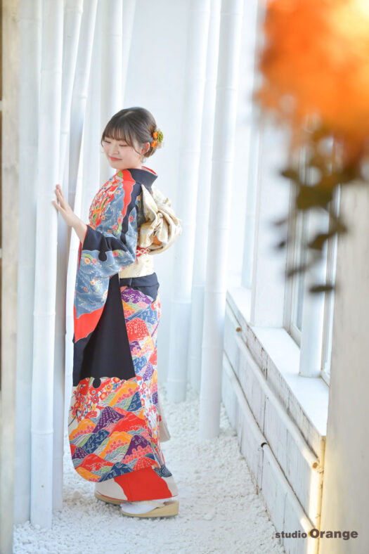 奈良県　奈良市　写真　写真館　フォトスタジオオレンジ　七五三　兄妹　バースデー　バースデーフォト　成人式　成人式前撮り　お宮参り　