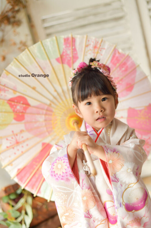奈良県　奈良市　写真　写真館　フォトスタジオオレンジ　七五三　兄妹　バースデー　バースデーフォト　成人式　成人式前撮り　お宮参り　
