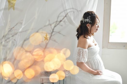 マタニティ　マタニティフォト　妊婦　プレママ　マタニティドレス