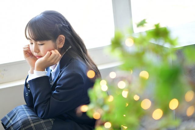 中学校入学　制服　12歳女の子